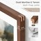 11x14 Picture Frame, USA-Sourced Natural Walnut Wood Photo Collage Frame with HD Tempered Glass, Modern Simple 11 x 14 Wooden Frame Matted to 8x10, Vertical & Horizontal Wall Hanging Display